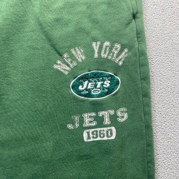 Vintage NFL New York Jets 1960 Logo, Green Sweatpants, Size 2XL Sweatpants - Picture 9 of 9